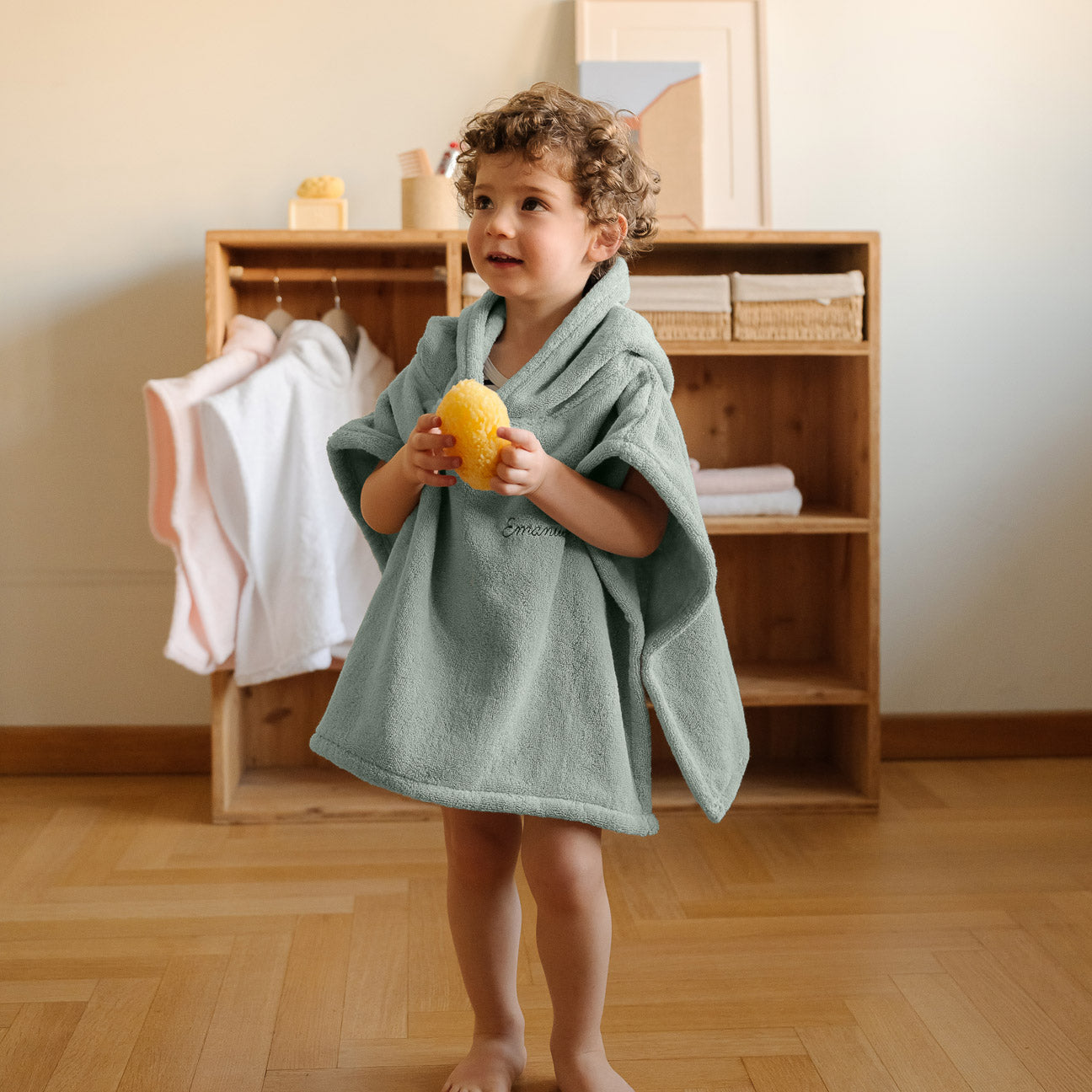 Poncho de baño
- Talla única (2-4 años)- Salvia- Algodón - Dalfilo