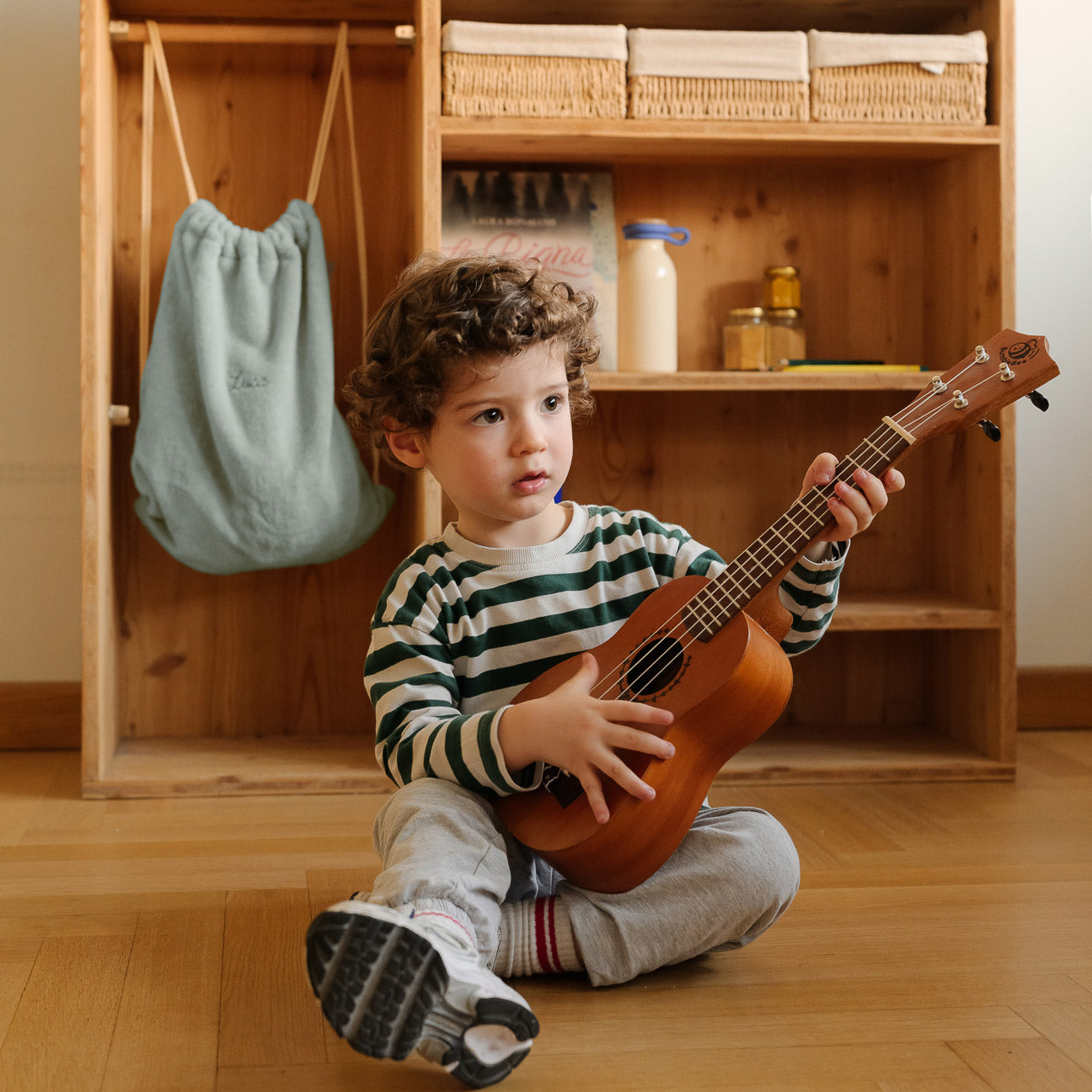 Mochila de cuerdas infantil
- Talla única- Salvia- Algodón - Dalfilo