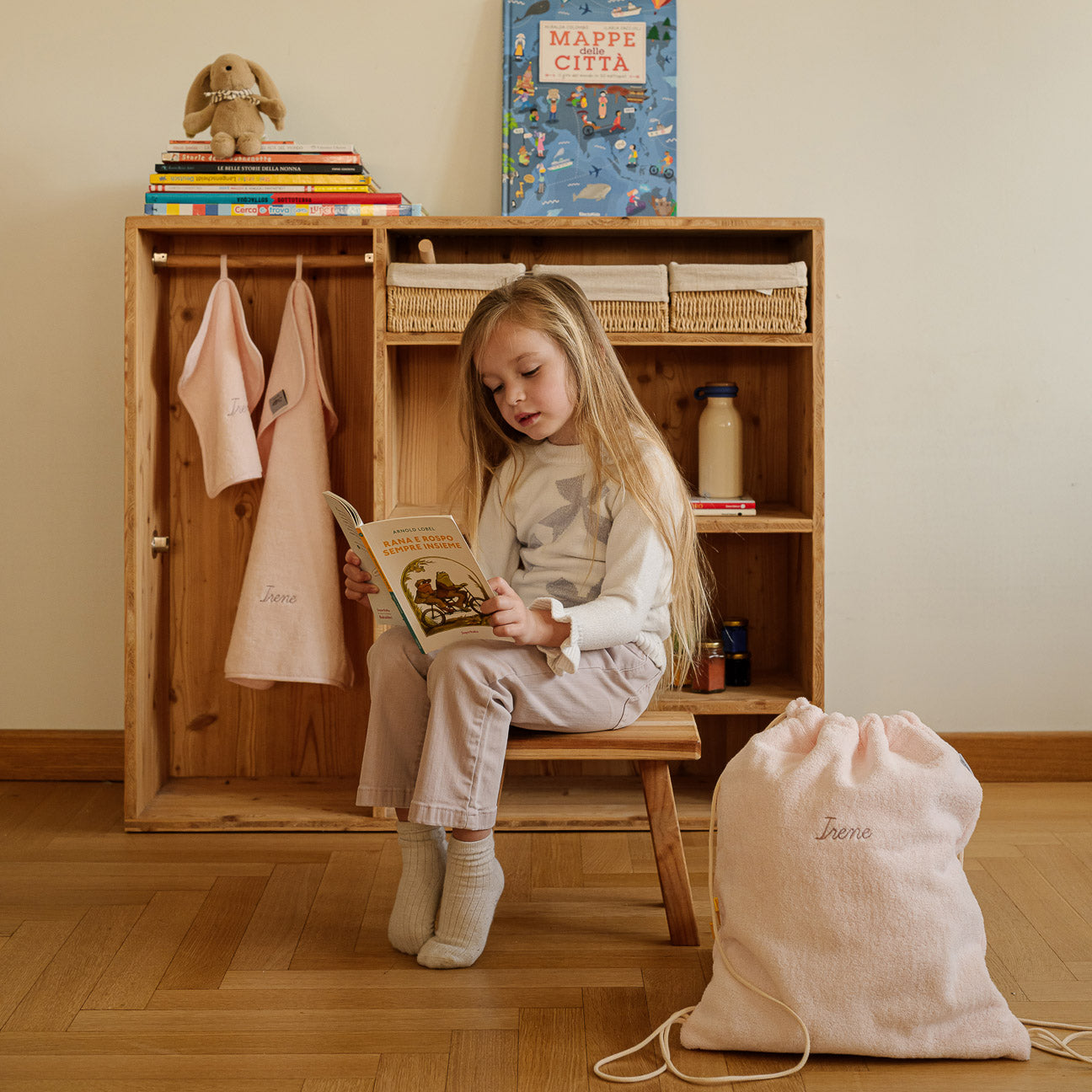 Set de toallas infantiles
- Talla única- Rosa- Algodón - Dalfilo