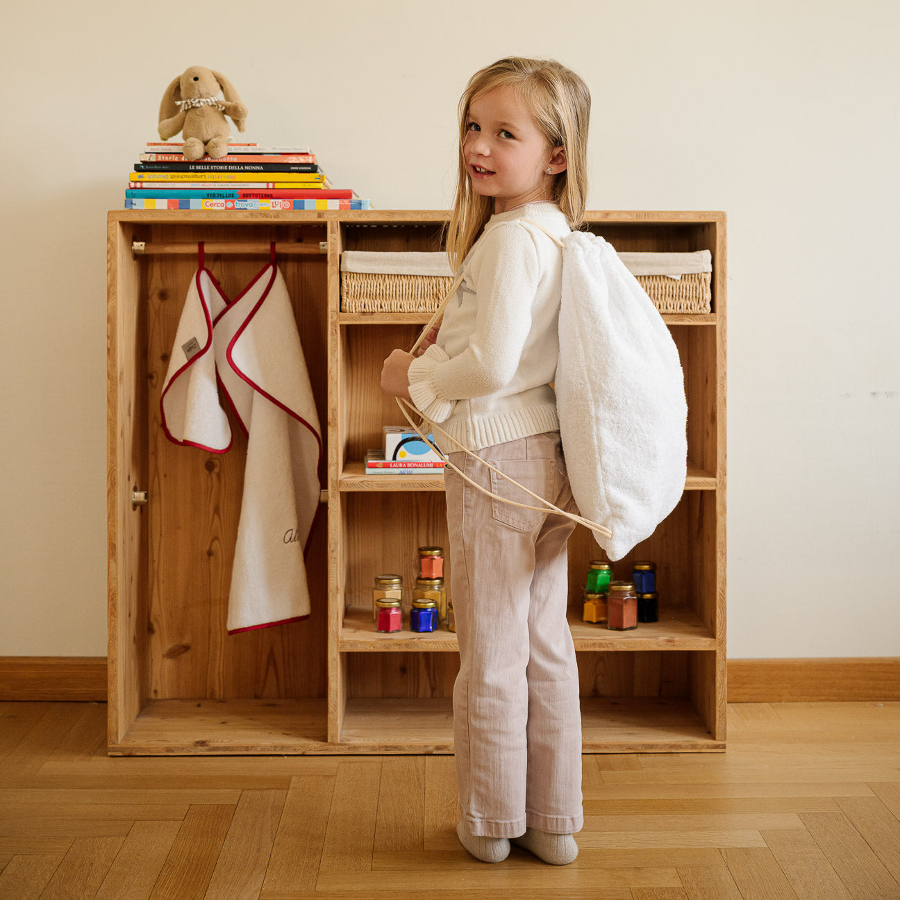 Set escolar infantil
- Talla única- Blanco- Algodón - Dalfilo