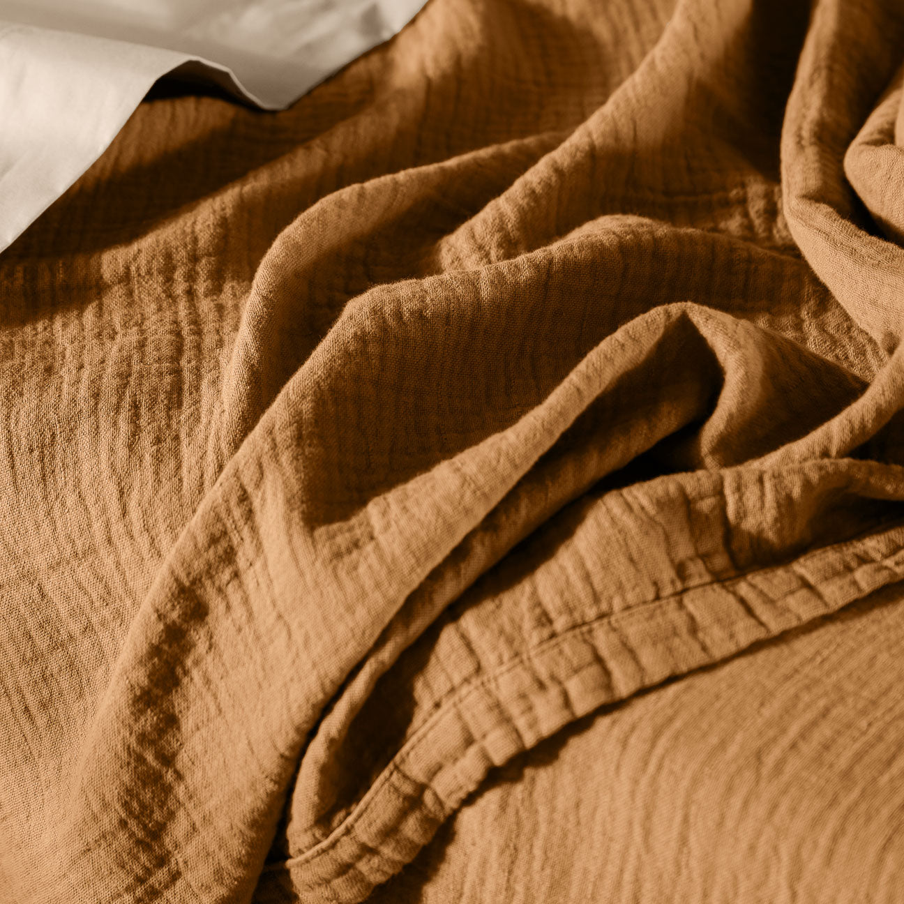 Colcha de muselina de algodón
- Cama 180/200- Calabaza- Muselina de algodón - Dalfilo