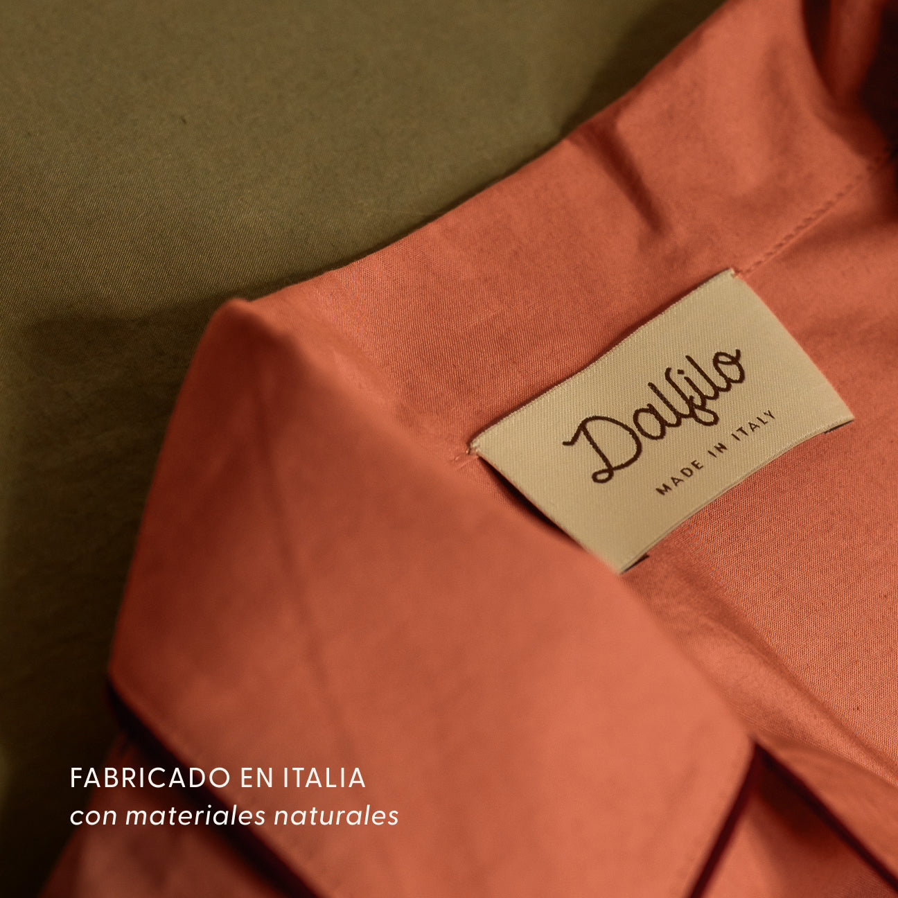 Pijama de percal lavado
- XS- Rosa palo- Percal lavado - Dalfilo