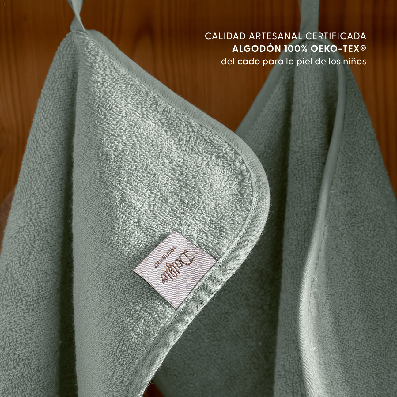 Set de toallas infantiles
- Talla única- Salvia- Algodón - Dalfilo