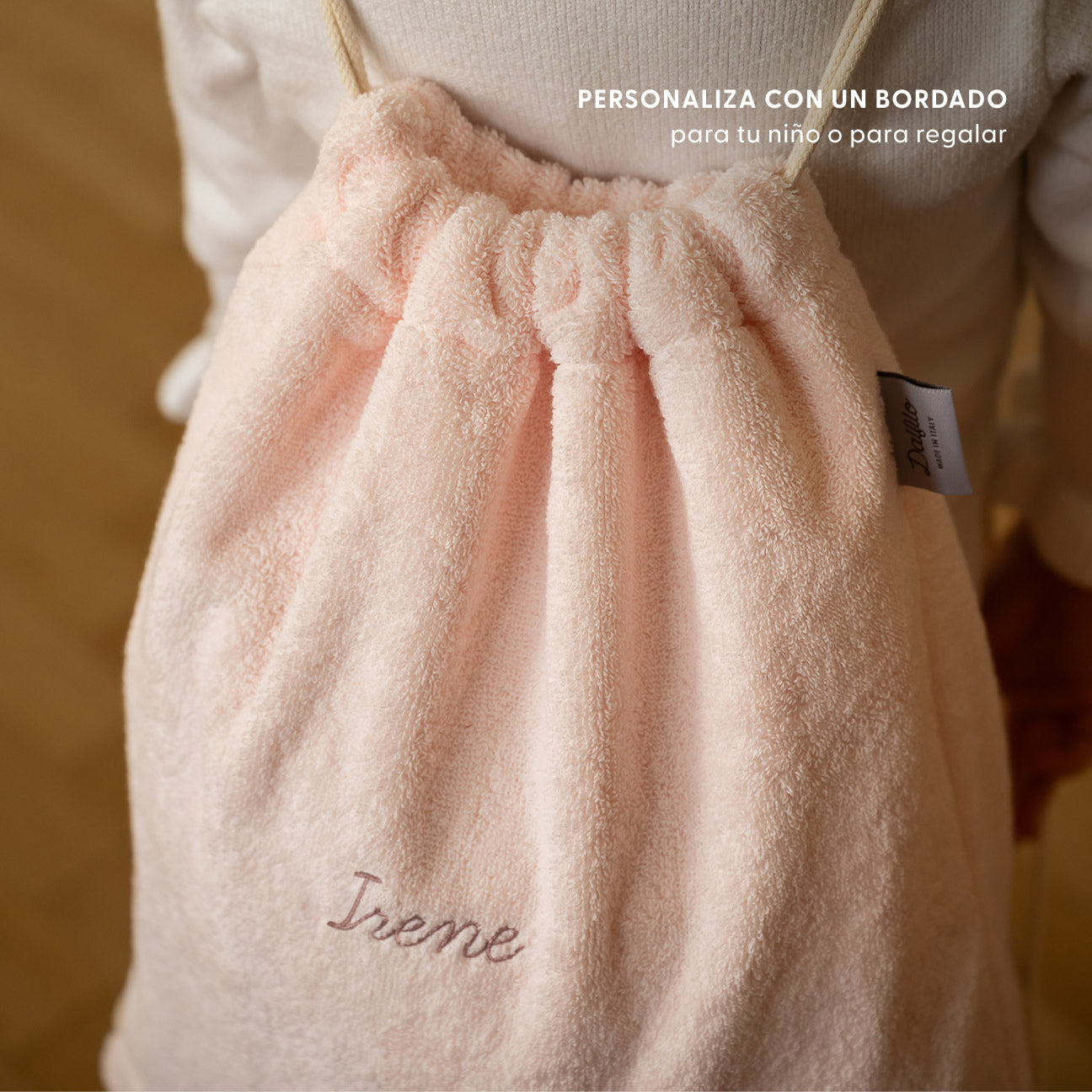 Mochila de cuerdas infantil
- Talla única- Rosa- Algodón - Dalfilo